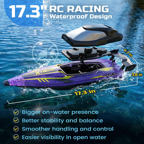 DEERC self-righting design and waterproof structure protect components on water