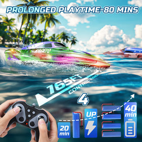 DEERC Wave Rider Mode adds exciting steering and splashes.