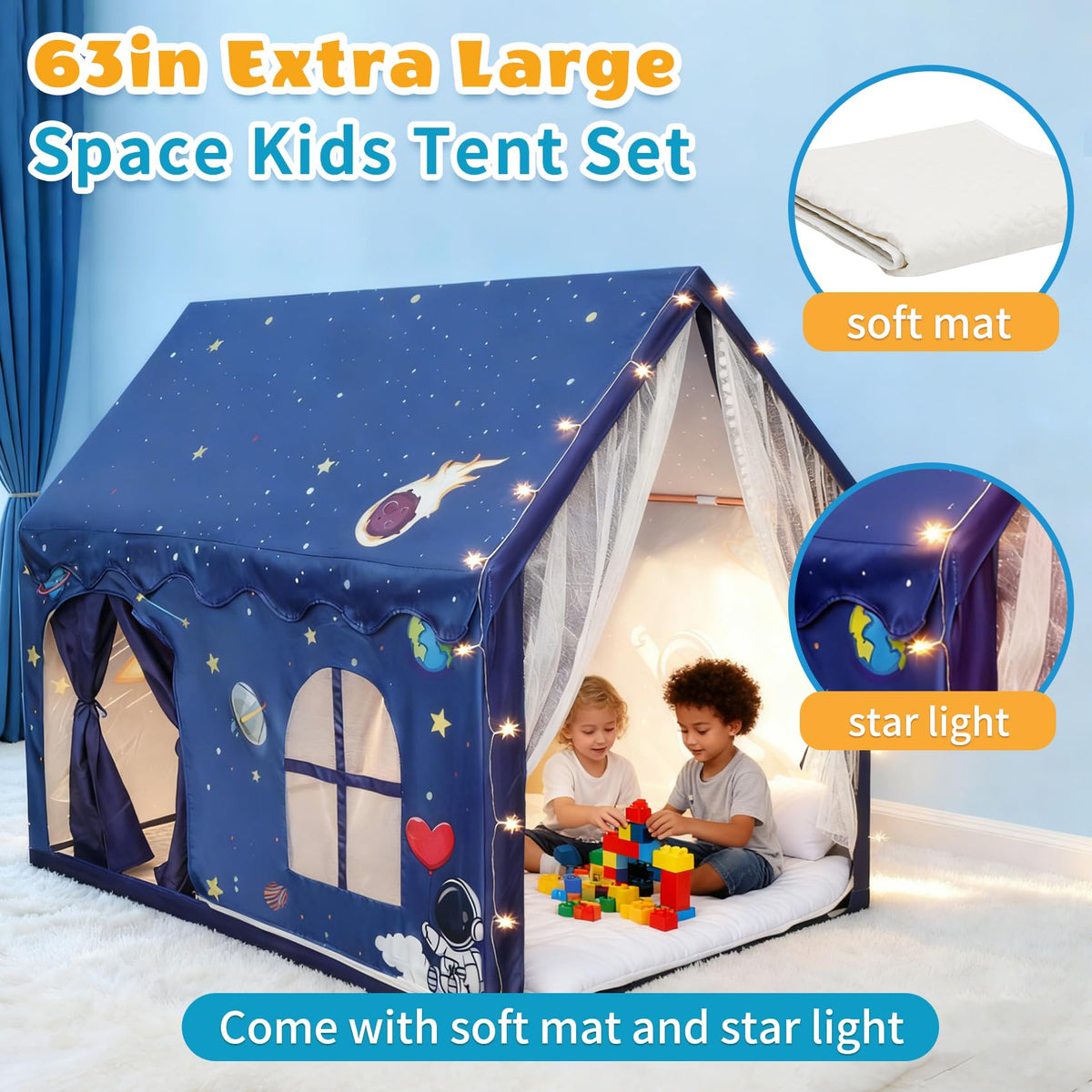 Deerift padded mat provides soft surface for comfy play