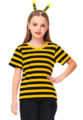 Deerose unisex striped shirt, breathable cotton for all-season comfort.