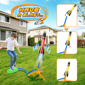 Delighkidz backup rocket refill set ready for ongoing outdoor play.