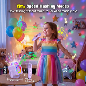 Delighkidz hi-fi stereo delivers clear, vibrant sound.