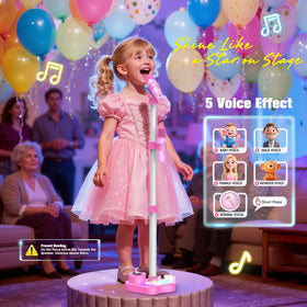 Delighkidz LED stage lighting enhances party atmosphere during playtime