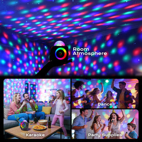 Delighkidz tilt stand adjustable mount directing lights and sound for immersive performances