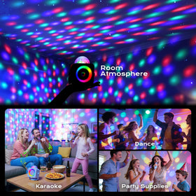Two wireless mics for shared singing during family karaoke