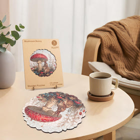 Delobil coffee-table display-ready puzzle that doubles as decor