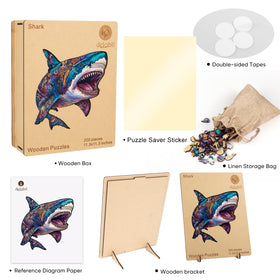 Delobil puzzle saver sticker helps secure pieces during storage