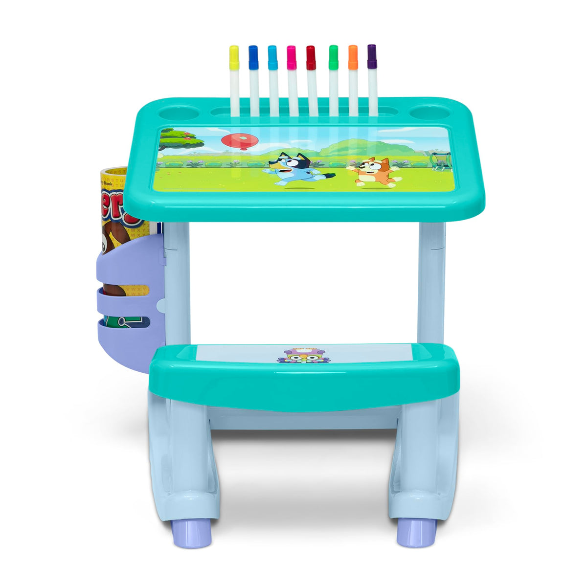 Durable wipe-clean plastic construction from Delta enables daily creativity with ease.
