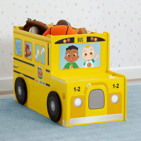 Delta Children CoComelon graphics with JJ and friends on bus