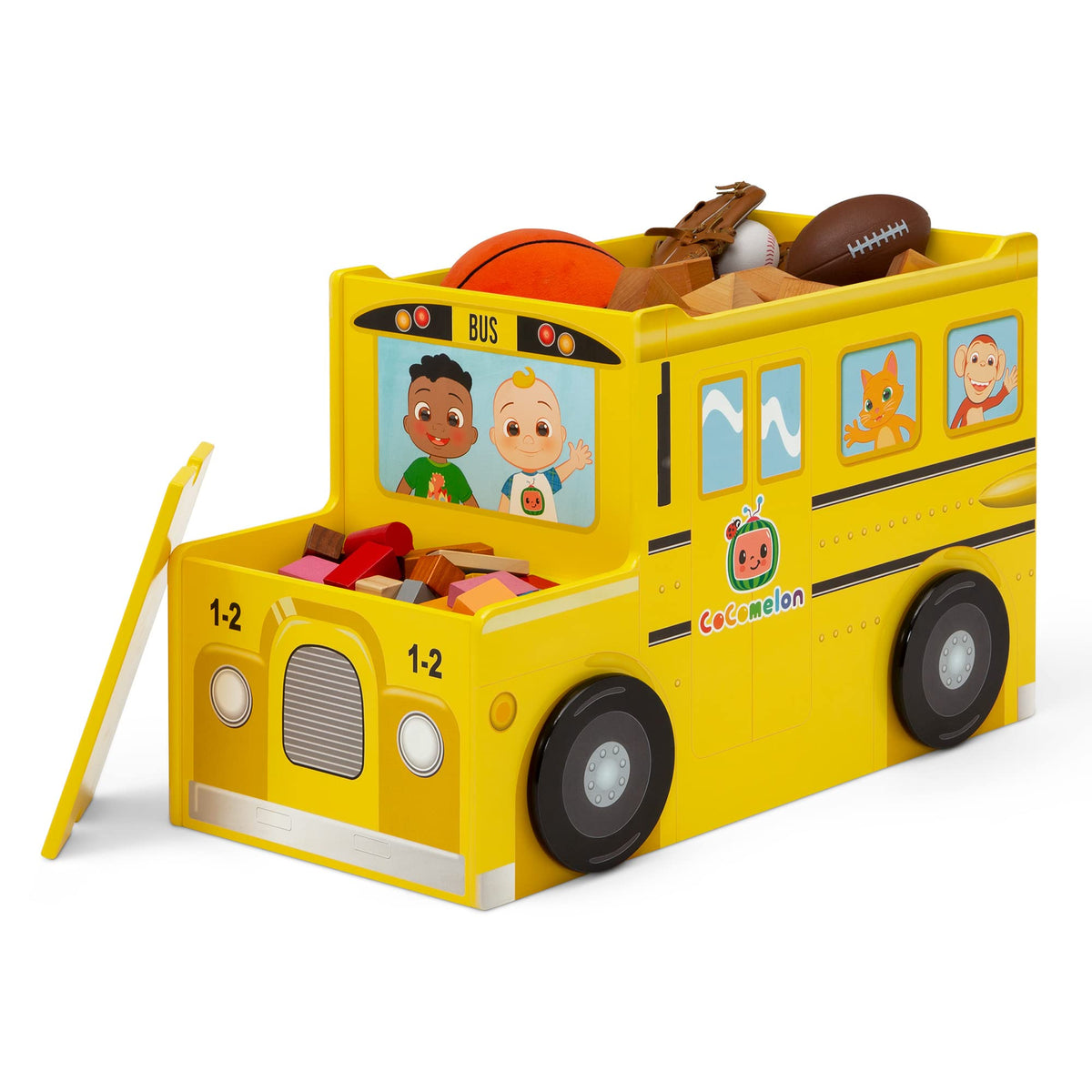 Delta Children CoComelon yellow bus design for kids