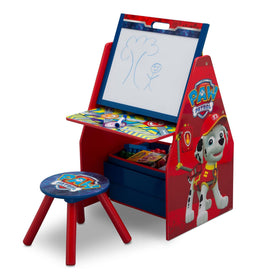 Assembled dimensions and layout of the PAW Patrol art table.