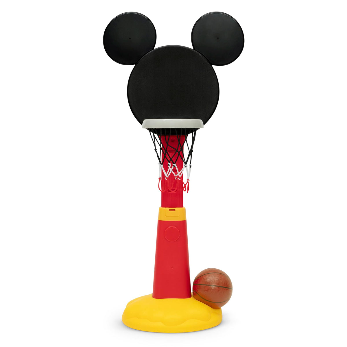 Delta Children Mickey Mouse backboard silhouette enhances kid-friendly playtime and engagement