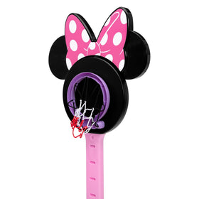 Delta Children Minnie Mouse hoop assembled and height-adjustable to grow with your child.