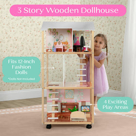 Delta Children Moveable Mansion offers 360-degree spin for dynamic, shared storytelling.