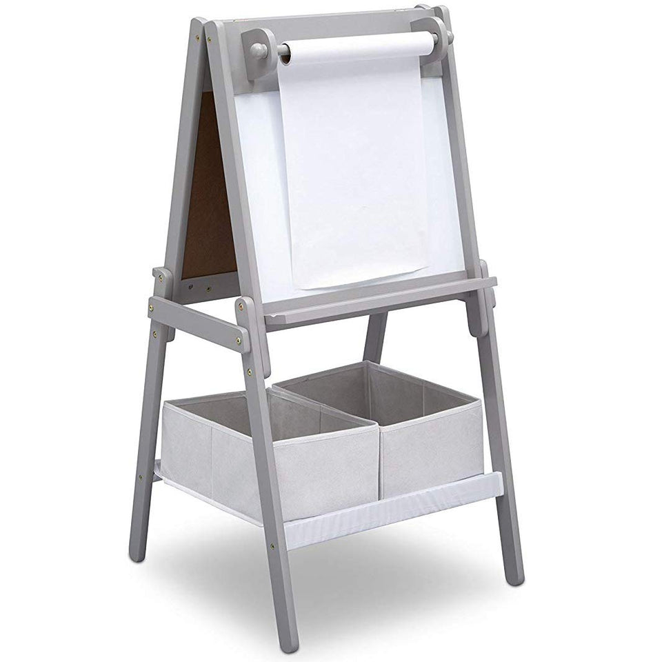 Delta Children MySize easel chalkboard side for creative drawing sessions.
