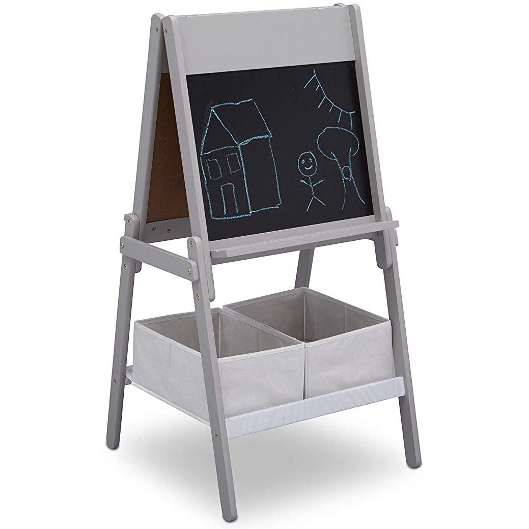 Delta Children MySize easel compact design fits small playrooms.