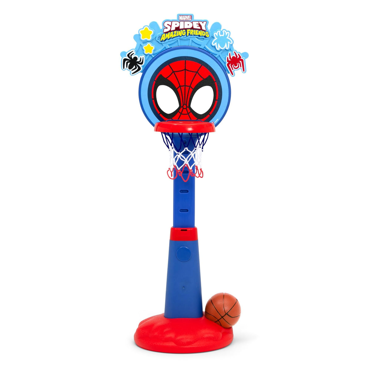 Delta Children Spidey backboard with Spider-Man artwork engaging young players