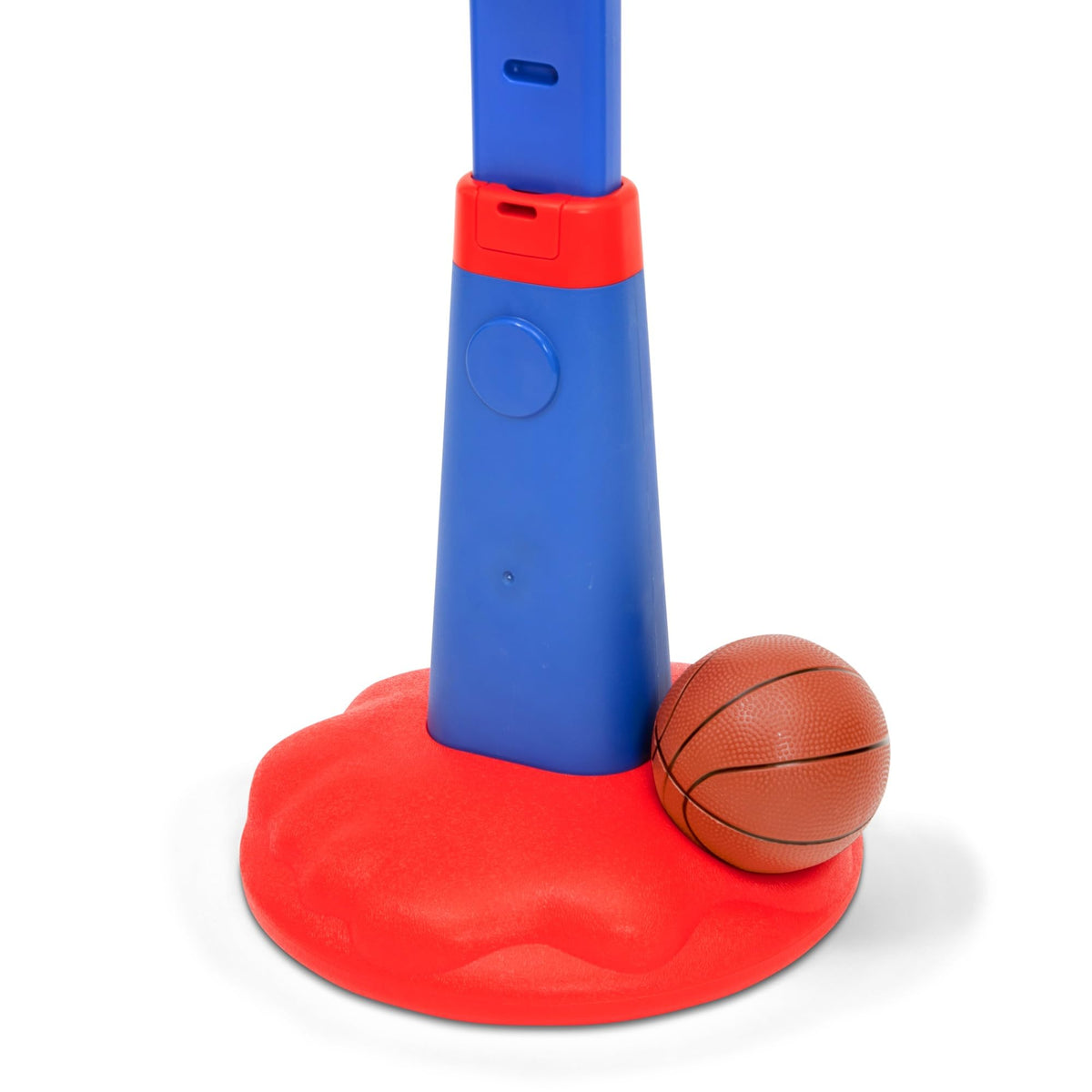 Delta Children Spidey hoop and setup for family pick-up games