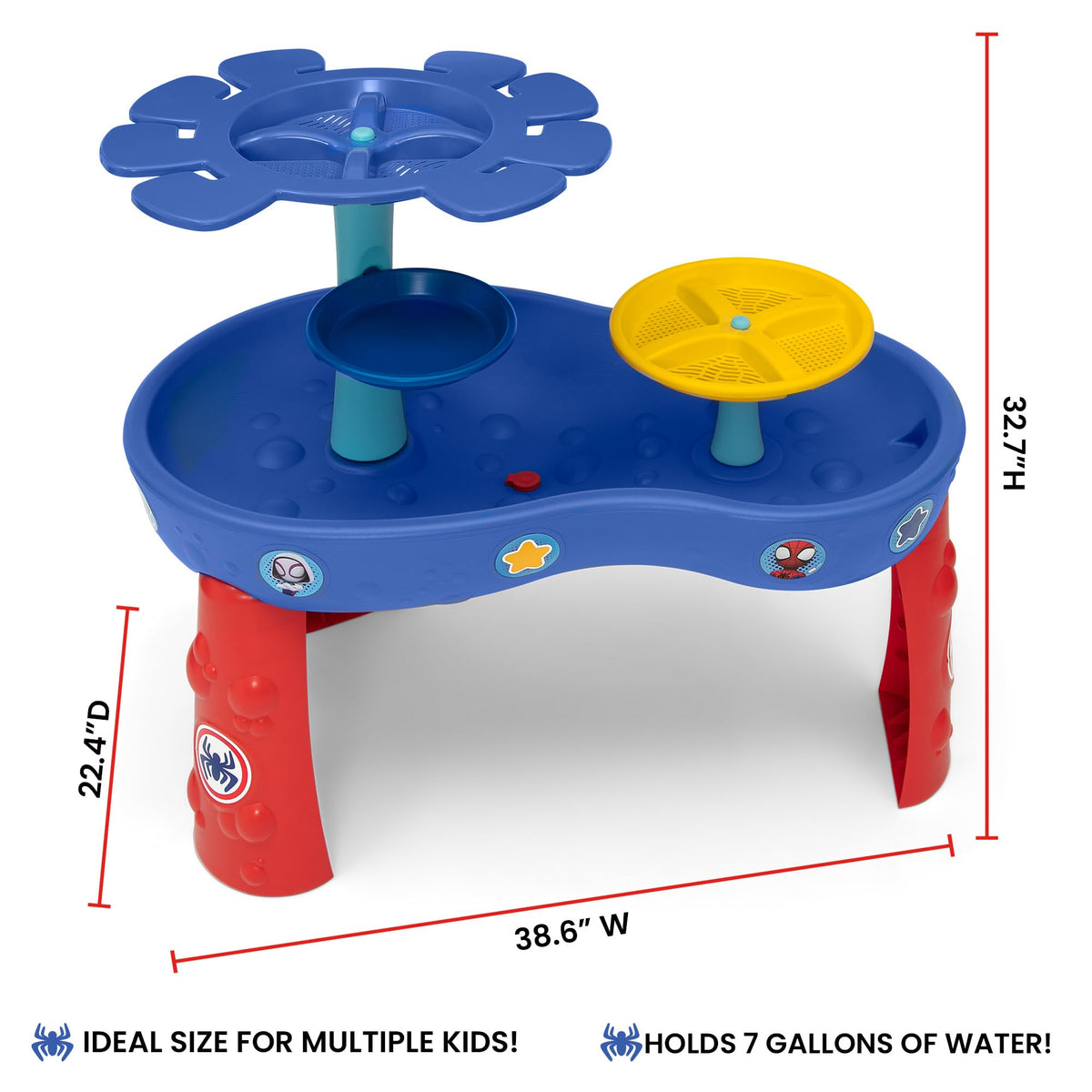 Delta Children Spidey sand molds enable tactile sensory exploration.