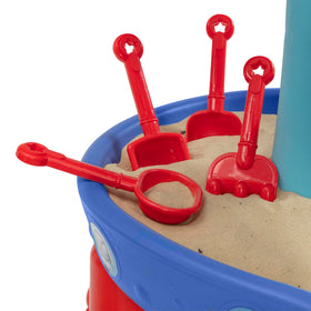 Delta Children Spidey water table is ideal for ages 2 and up.
