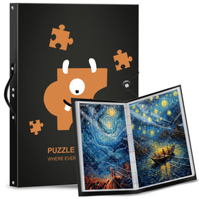 Demine puzzle storage folder shows 1000-piece capacity for organized storage.