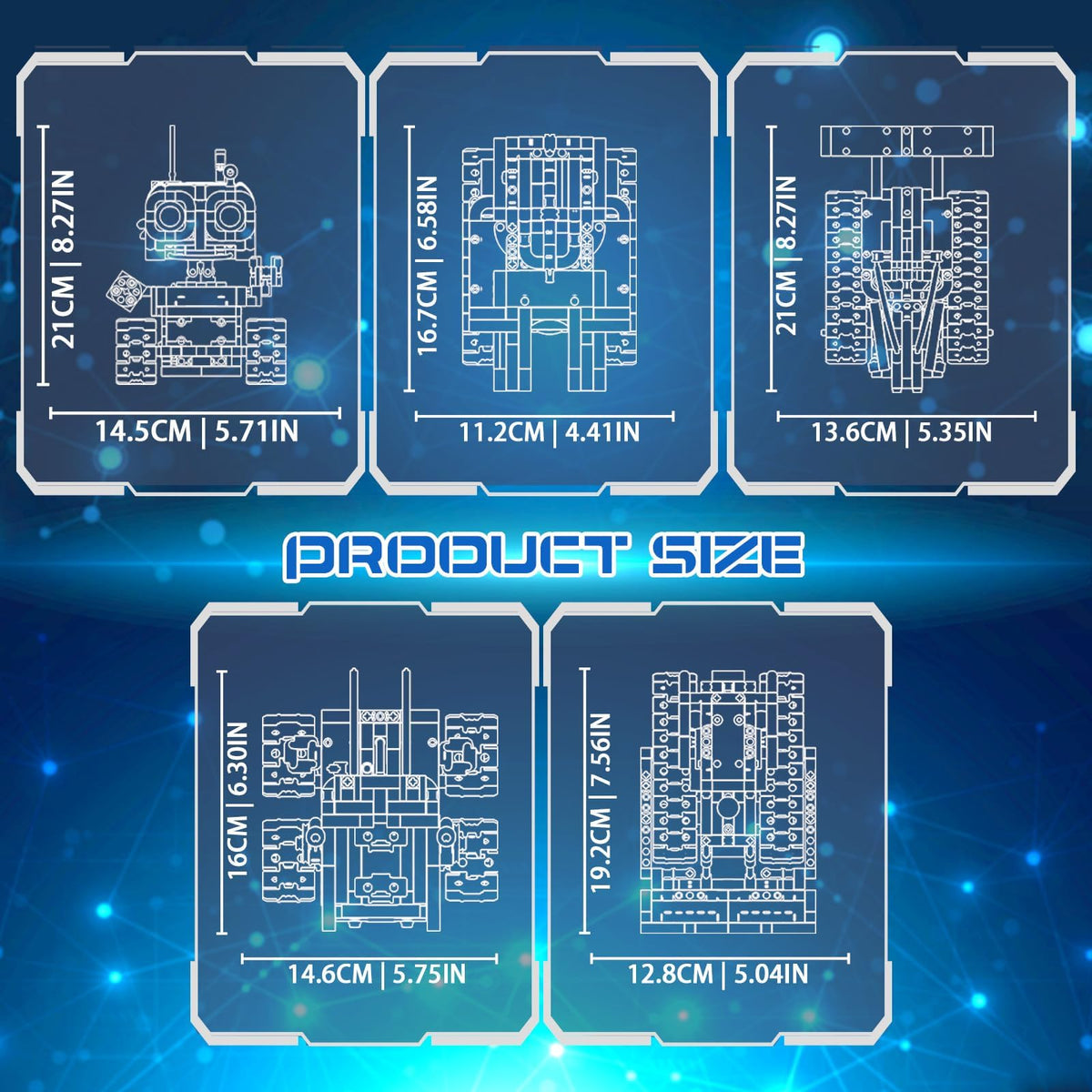 Demkia 5in1 STEM robot kit safe ABS material ensures durable kid-friendly construction.