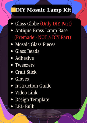 DEMMEX glass shade invites personal art, transforming light warmly.