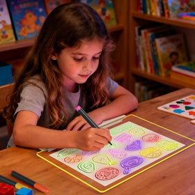 Demolike LED drawing board accessories included for immediate creativity