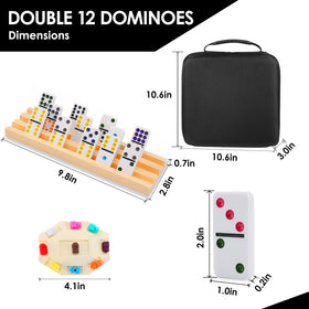 Demteric Mexican Train Dominoes booklet guides newcomers through basic rules