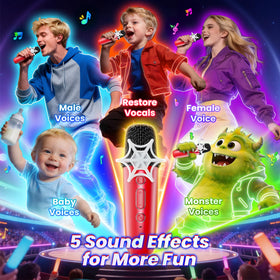 Dynamic rhythm lights sync with music for a stadium-like home atmosphere.