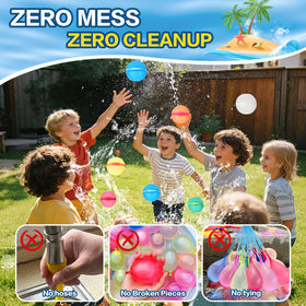 Depokest self-sealing water balloons open automatically during play