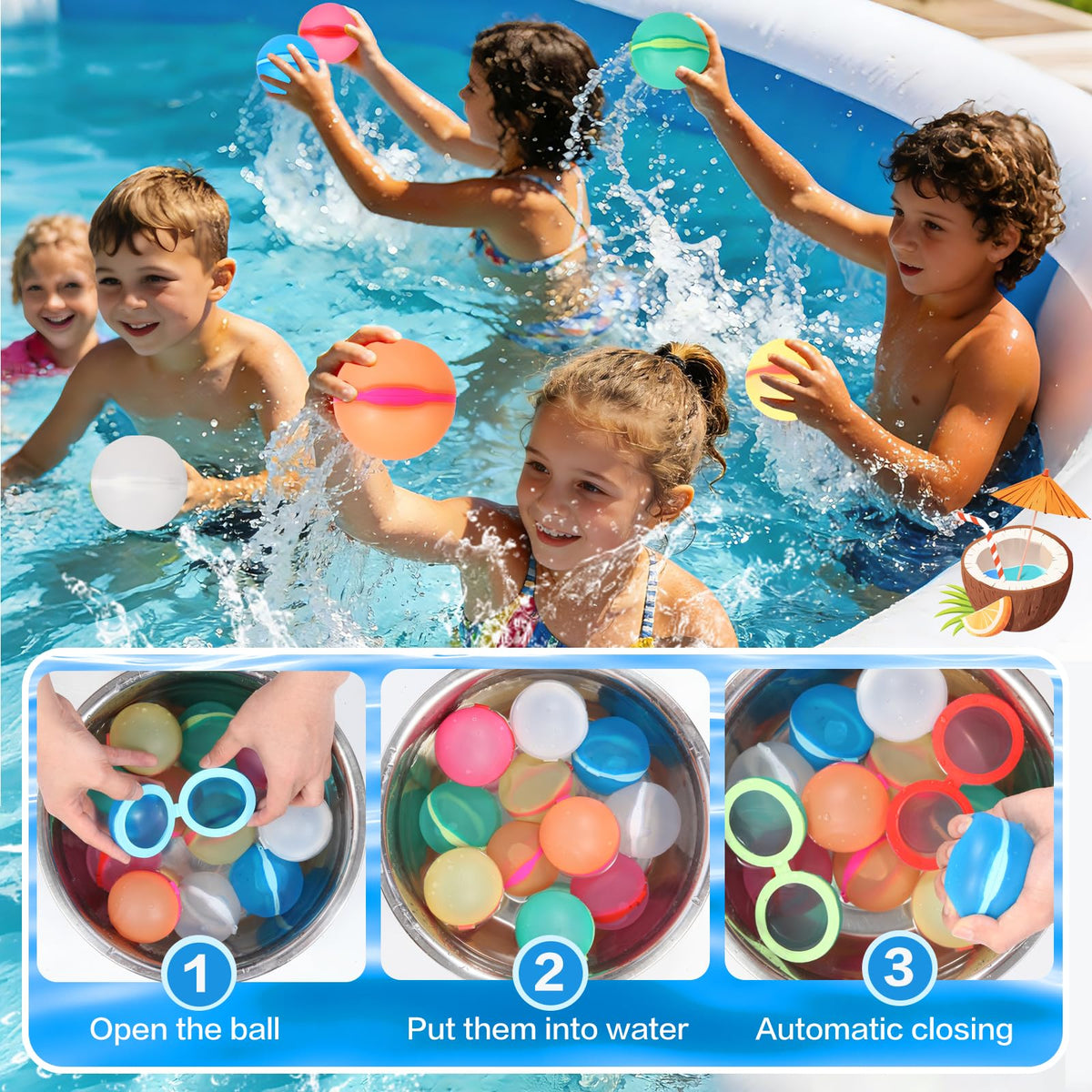 Depokest water balloons beach-pool-fun ideal for sunny family days