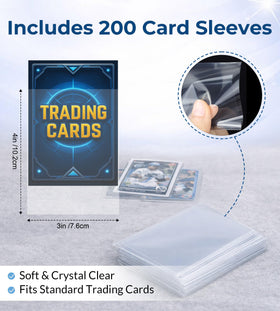 Deqabic DEQADIC 200 sleeves protect cards during storage and transport.