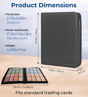 Deqabic DEQADIC compatible with standard 2.5 by 3.5 inch cards.