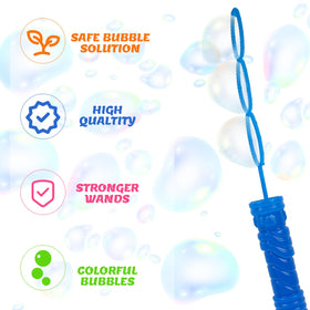 DERAYEE big bubble wands 26 cm easy to hold for kids