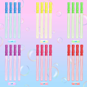 DERAYEE bubble solution wands with sturdy tubes resist leaks and mess.