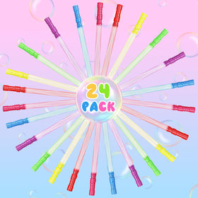 DERAYEE 24-piece bubble wand set makes a thoughtful kids' gift.