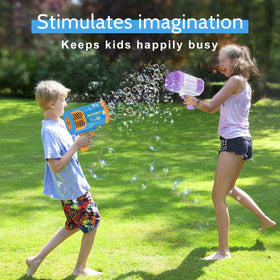 Deserthome bubble blaster is easy to use for kids and adults