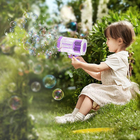 Deserthome bubble gun outdoors during party time