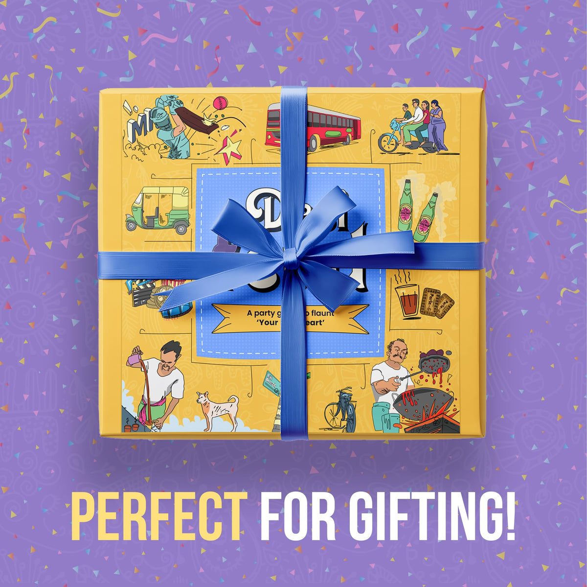 Desi Feud gift-pack presentation ideal for gifting occasions.