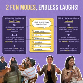 Desi Feud travel pack fits road trips and on-the-go games.