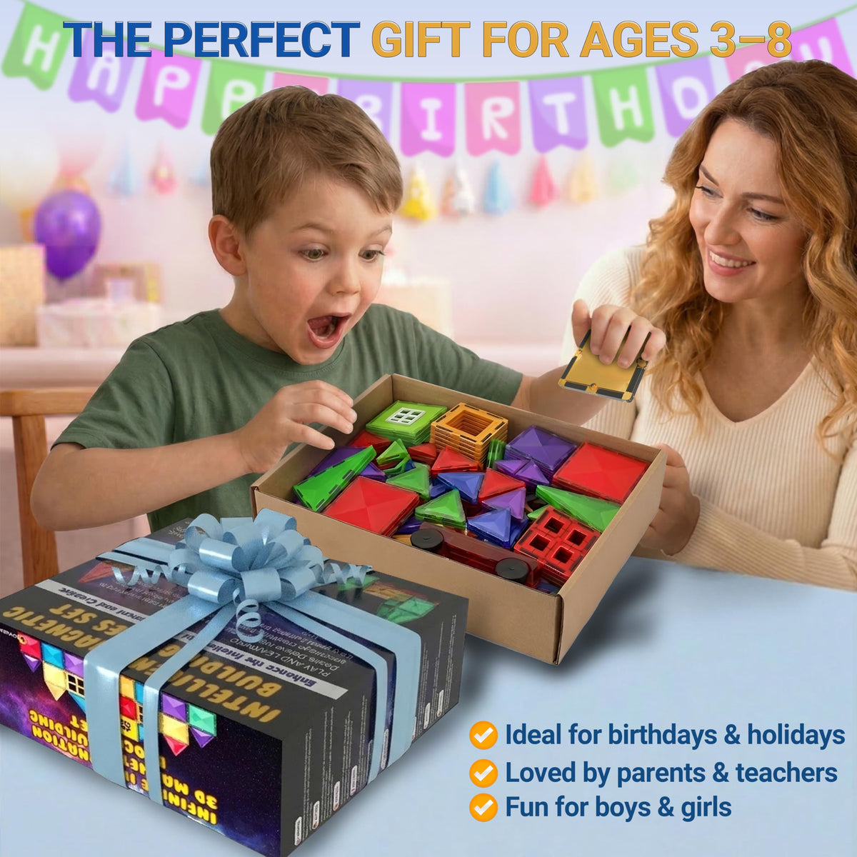 Desire Deluxe 57-piece set enabling STEM-inspired 3D models and creative problem solving.