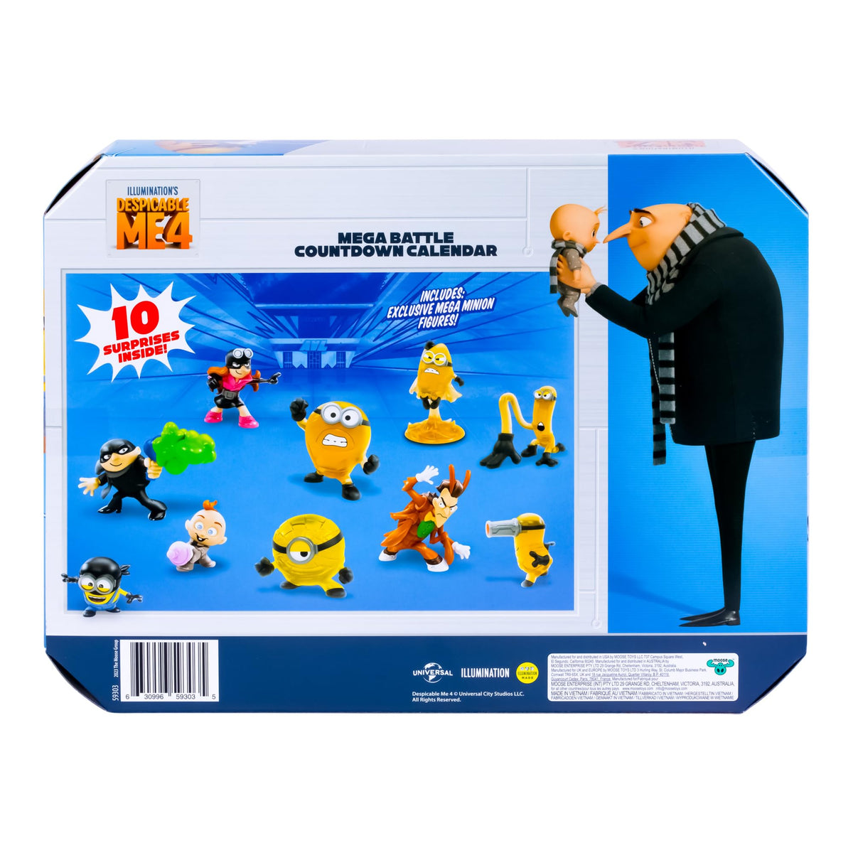 Despicable Me Mega Battle Countdown Calendar exclusive Mega Minion figure adds rarity