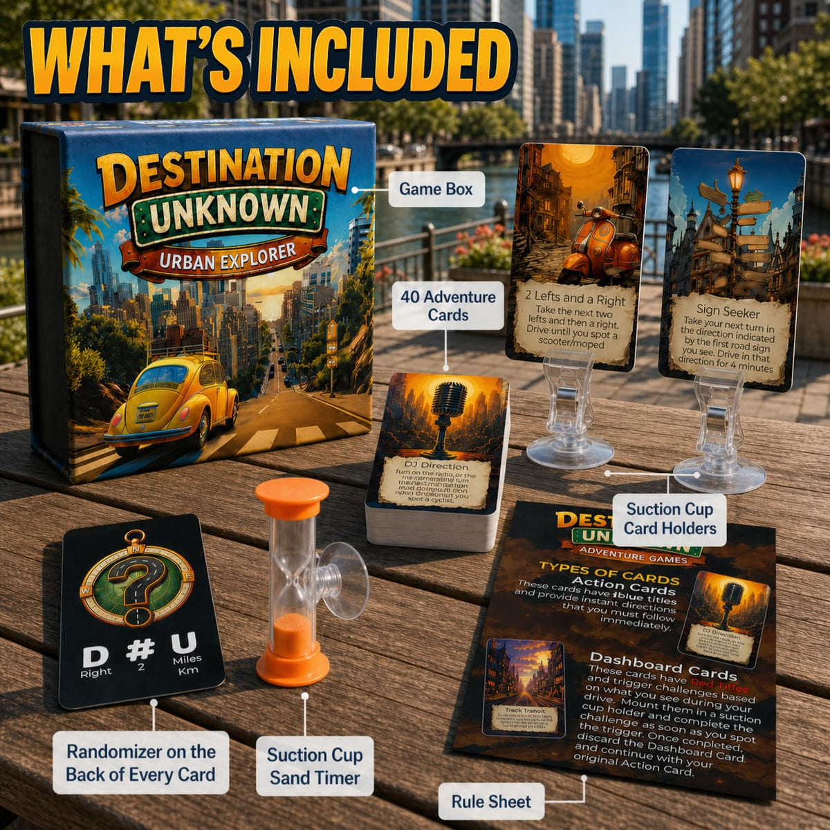 Destination Unknown glovebox-compact-pack fits in your car for quick escape ideas