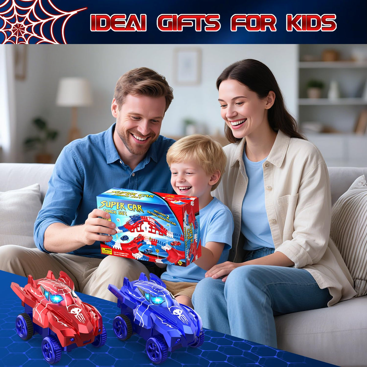 Desuccus Gift Box Spider Toys arrive ready to gift for birthdays and holidays.