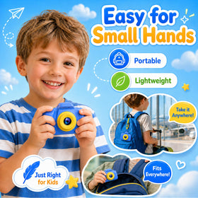 Desuccus Kids Camera makes a thoughtful gift for birthdays or holidays.