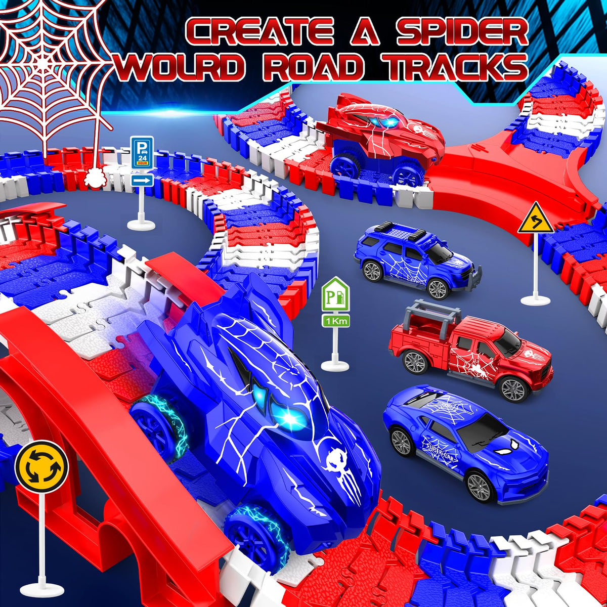 Desuccus Spider Cars on Track deliver exciting action for kids ages 3-8.