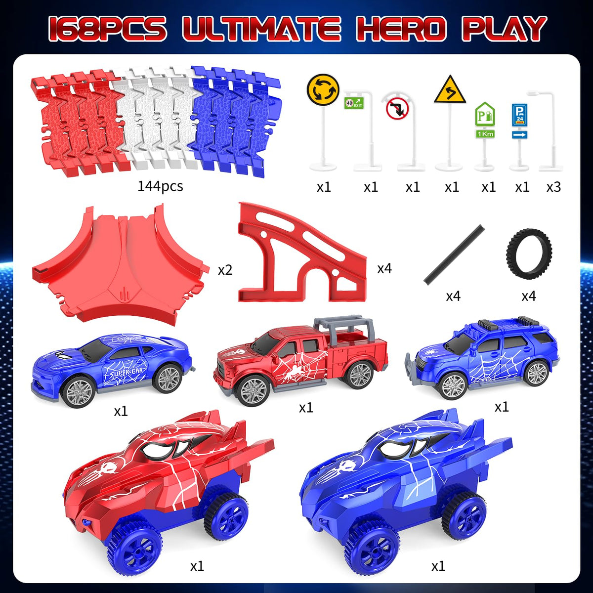 Desuccus Traffic Signs guide safe, organized play sessions.