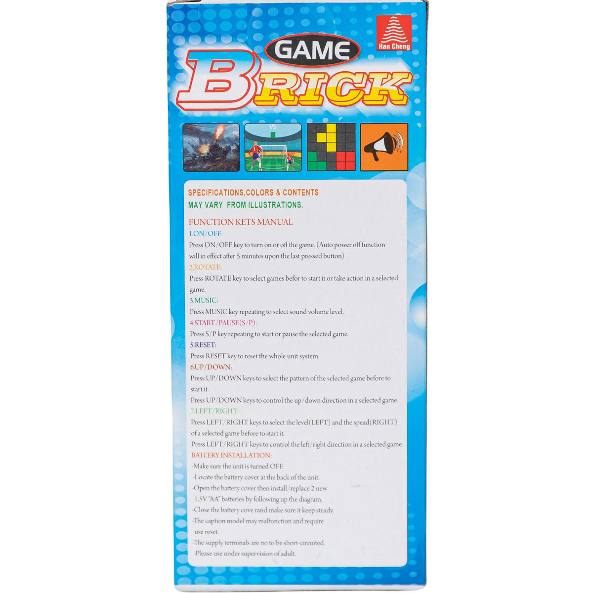 Desyeryamimi easy-to-use controls enable fast game selection and navigation.