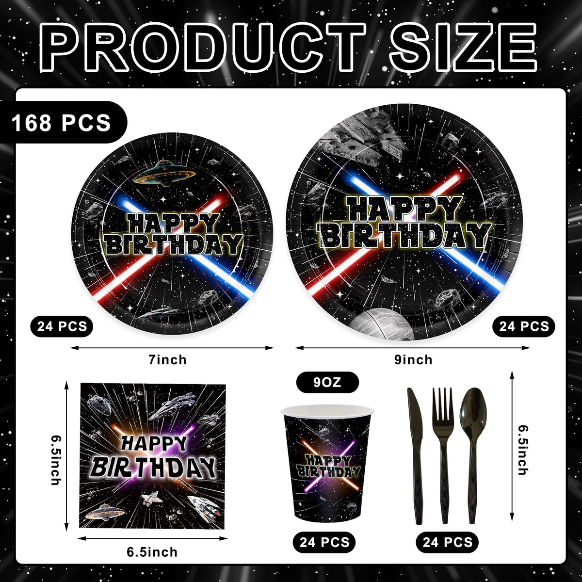 Detanpoly galaxy 7-inch dessert plates for easy, mess-free dessert service.
